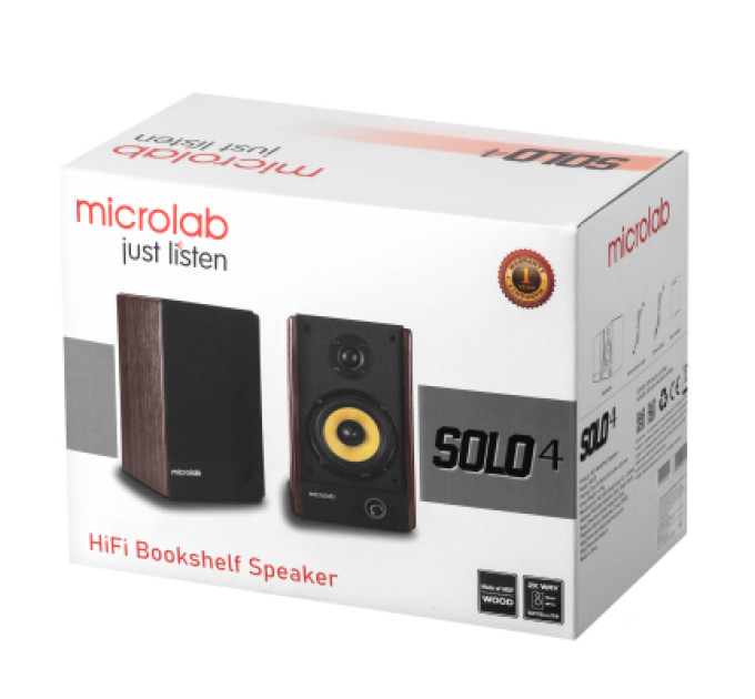 Microlab Акустична система Microlab SOLO 4 60W Brown (SOLO-4BR)