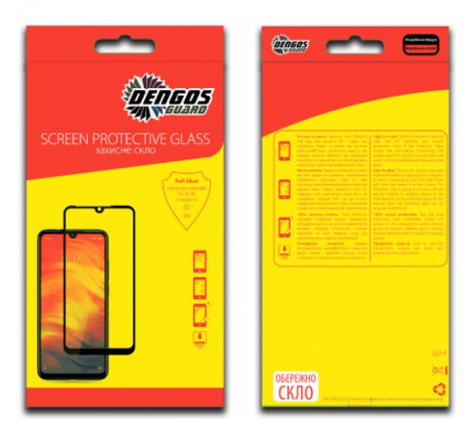 Скло захисне Dengos SuperD для IPhone 13 Pro Max (black) (TGFG-SD-06)