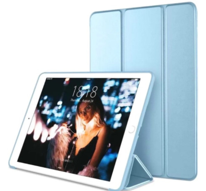 BeCover Чохол до планшета BeCover Tri Fold Soft TPU Silicone Apple iPad 10.2 2019/2020/2021 Light Blue (708515)