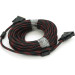 Merlion Кабель мультимедійний DVI M to DVI M 10.0m 24+1pin black/red Merlion (YT-DVI(M)/(M)NY/RD-10m)