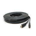 Merlion Кабель мультимедійний HDMI M to HDMI M 15.0m V1.4 black Merlion (YT-HDMI(M)/(M)SLIM-15m/06971)