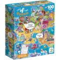 DoDo Пазл DoDo Вімельпазл Світ пінгвінів, 100 елементів (300670)
