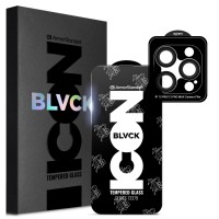 Скло захисне Armorstandart Supreme Plus Black Icon Apple iPhone 13 Pro Max (ARM68070)