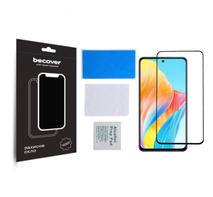 Скло захисне BeCover Oppo A98 5G Black (709772)