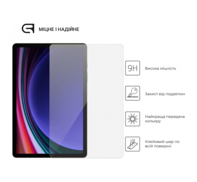 Скло захисне Armorstandart Glass.CR Samsung Galaxy Tab S9 (SM-X710/X716B/X718U) Clear (ARM69745)