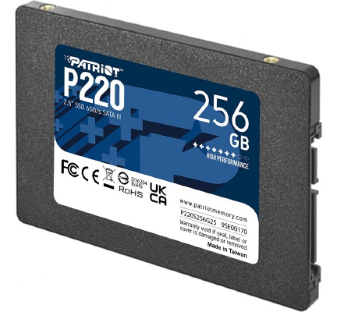 Patriot Накопичувач SSD 2.5" 256GB P220 Patriot (P220S256G25)