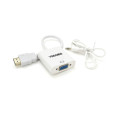 VEGGIEG Перехідник HDMI M to VGA F + Audio 0.25m white VEGGIEG (YT-C-H-V2W)