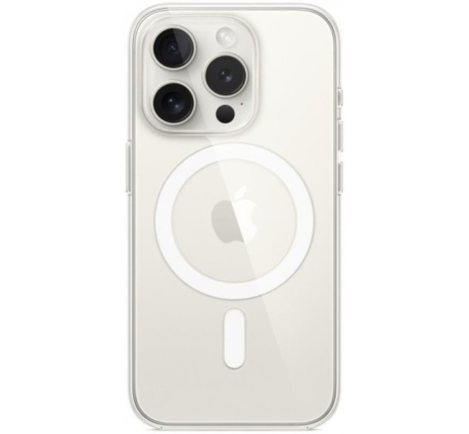 Apple Чохол-накладка Apple Clear Case with MagSafe для Apple iPhone 15 Pro Clear (MT223)