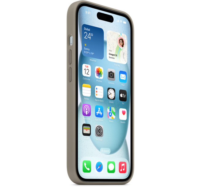 Apple Чохол-накладка Apple Silicone Case with MagSafe для Apple iPhone 15 Black (MT0J3)