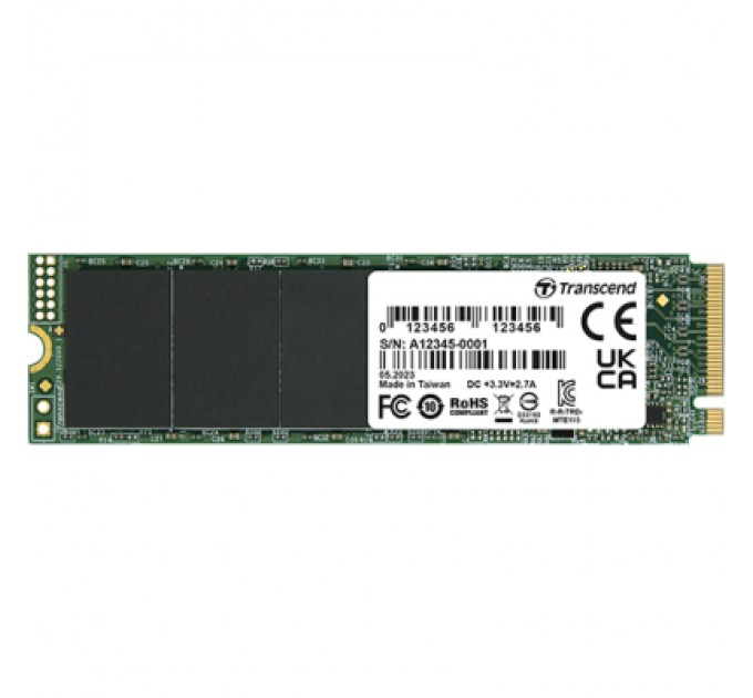 Transcend Накопичувач SSD M.2 2280 500GB Transcend (TS500GMTE115S)