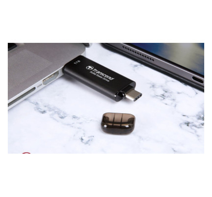 Transcend Накопичувач SSD USB 3.2 512GB Transcend (TS512GESD310C)