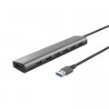 Trust Порт-реплікатор Trust Dalyx 7-in-1 USB-A 3.2 Aluminium Dock (24967_TRUST)