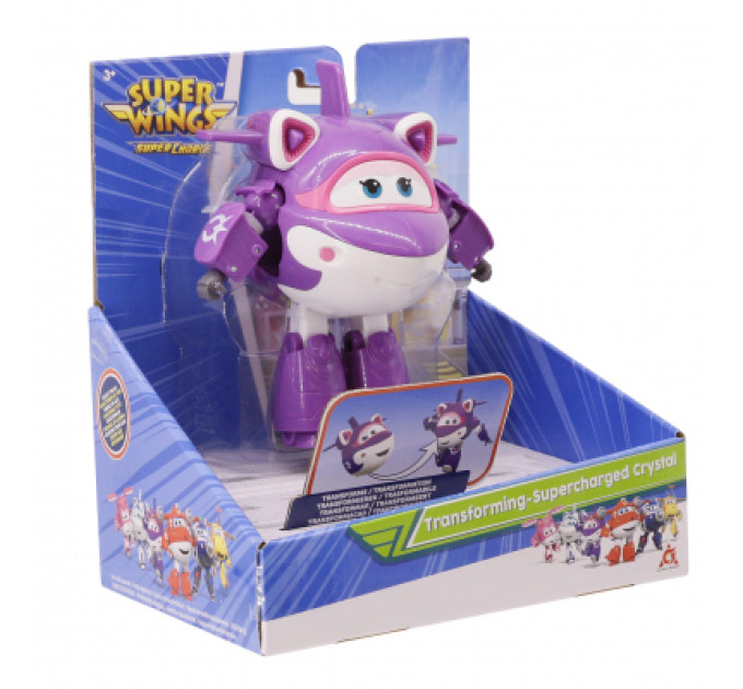 Super Wings Трансформер Super Wings Transforming-Supercharge Crystal, Крістал (EU740263)
