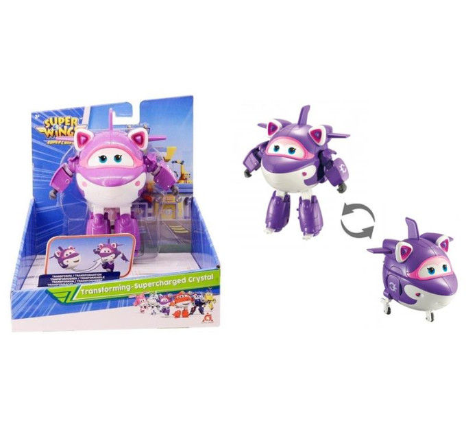 Super Wings Трансформер Super Wings Transforming-Supercharge Crystal, Крістал (EU740263)