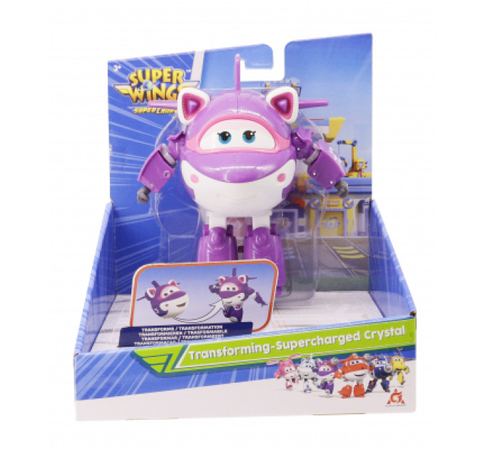 Super Wings Трансформер Super Wings Transforming-Supercharge Crystal, Крістал (EU740263)