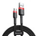 Baseus Дата кабель USB 2.0 AM to Micro 5P 1.0m Cafule 2.4A red+black Baseus (CAMKLF-B91)