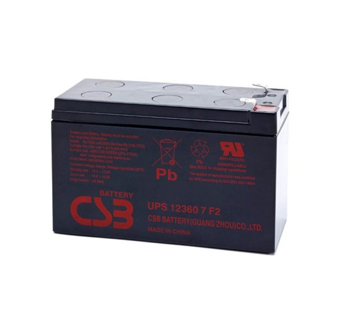 CSB Акумуляторна батарея CSB 12V 7.2AH (UPS123607) AGM