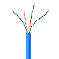 Кабель вита пара Cablexpert (UPC-5004E-SOL-B) CAT5e, алюміній під міддю (CCA з AWG24), неекранований, блакитний, 305м
