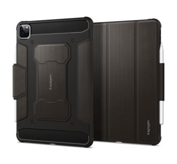 Spigen Чохол до планшета Spigen Apple iPad Pro 11"(2022/2021/2020/2018) Rugged Armor Pro, Gunmetal (ACS01025)