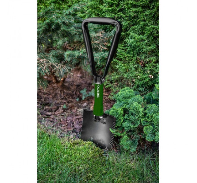 Тактична лопата Verto складана, 58см, 0.96кг (15G075)