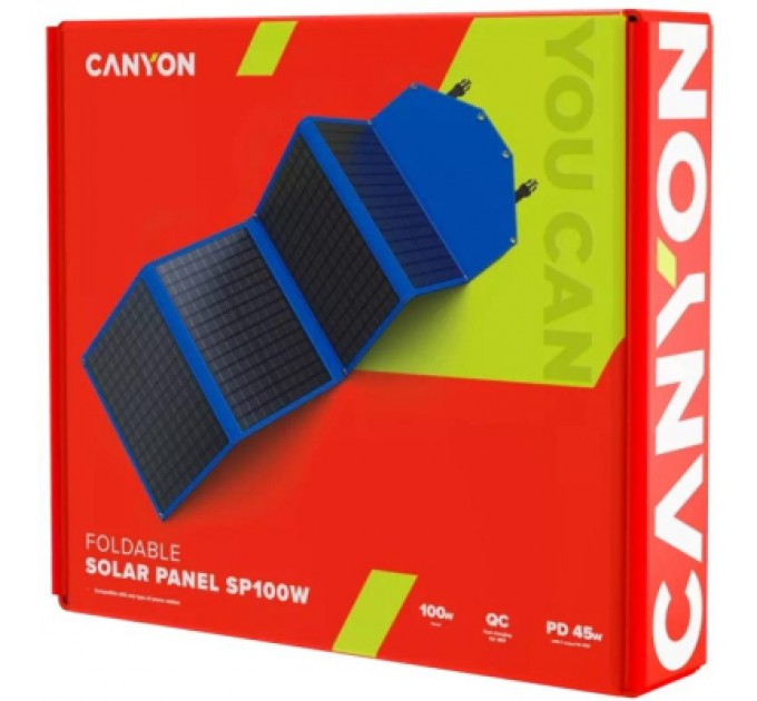 Портативна сонячна панель Canyon CND-SP100W