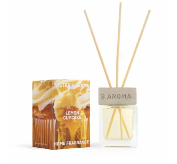 Sister's Aroma Аромадифузор Sister's Aroma Lemon Cupcake 110 мл (4820227785384)