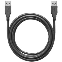 Кабель ColorWay USB - USB V 2.0 (M/M), 1 м, Black (CW-CBUU071-BK)