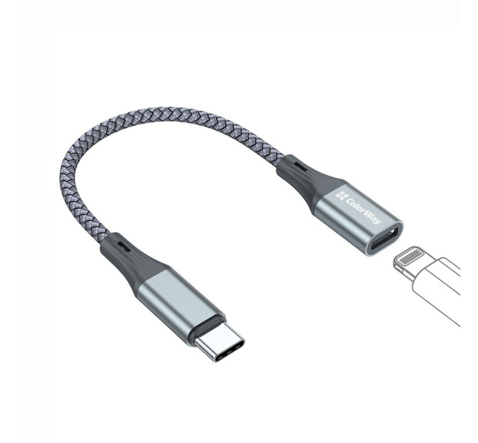 ColorWay Адаптер ColorWay USB-C - Lightning (CW-AD-CL)
