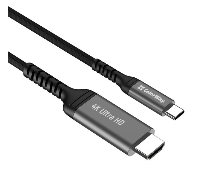 ColorWay Кабель ColorWay HDMI - USB Type-C (M/M), 4K/60 Гц, 2 м, Black (CW-CBCHD077-BK)