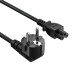 ColorWay Кабель живлення ColorWay CEE7/7-C5, 1.8 м, Black (CW-CBP083-BK)