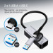 ColorWay Мережевий адаптер ColorWay USB-A/USB-С 3.0 - RJ45 (CW-AD-CRG)