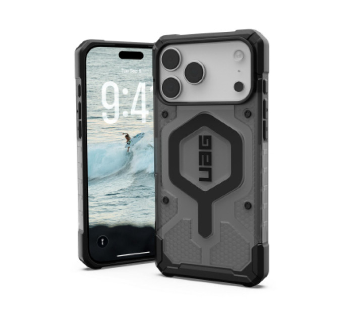 UAG Чохол до мобільного телефона UAG iPhone 17 Pro Max Pathfinder Clear MagSafe Ash/Black (114552113140)