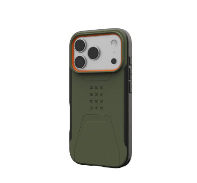 UAG Чохол до мобільного телефона UAG iPhone 17 Pro Civilian MagSafe Olive/Orange (114545117297)