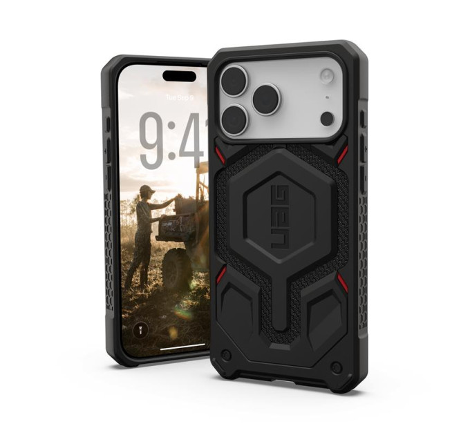 UAG Чохол до мобільного телефона UAG iPhone 17 Pro Monarch Pro MagSafe Kevlar Black (114513113940)