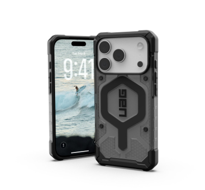 UAG Чохол до мобільного телефона UAG iPhone 17 Pro Pathfinder Clear MagSafe Ash/Black (114551113140)