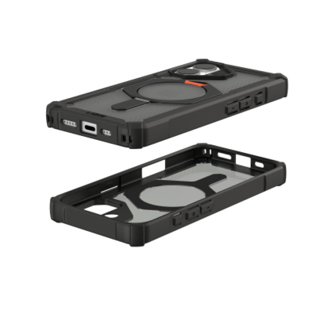 UAG Чохол до мобільного телефона UAG iPhone 17 Plasma XTE MagSafe Black/Pop Orange (114526114097)