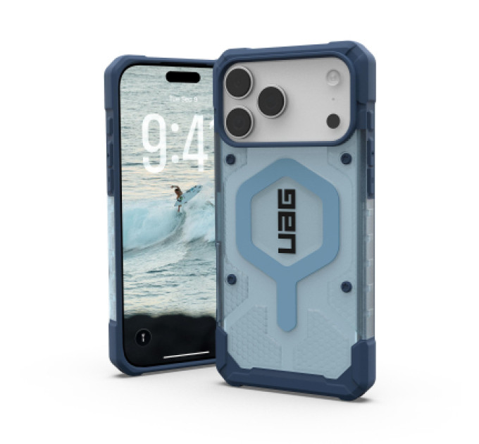UAG Чохол до мобільного телефона UAG iPhone 17 Pro Max Pathfinder Clear MagSafe Bundle Blues Lanyard (1145521BV03)