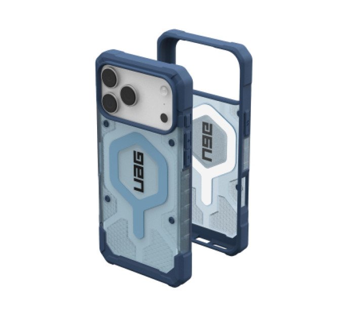 UAG Чохол до мобільного телефона UAG iPhone 17 Pro Max Pathfinder Clear MagSafe Bundle Blues Lanyard (1145521BV03)