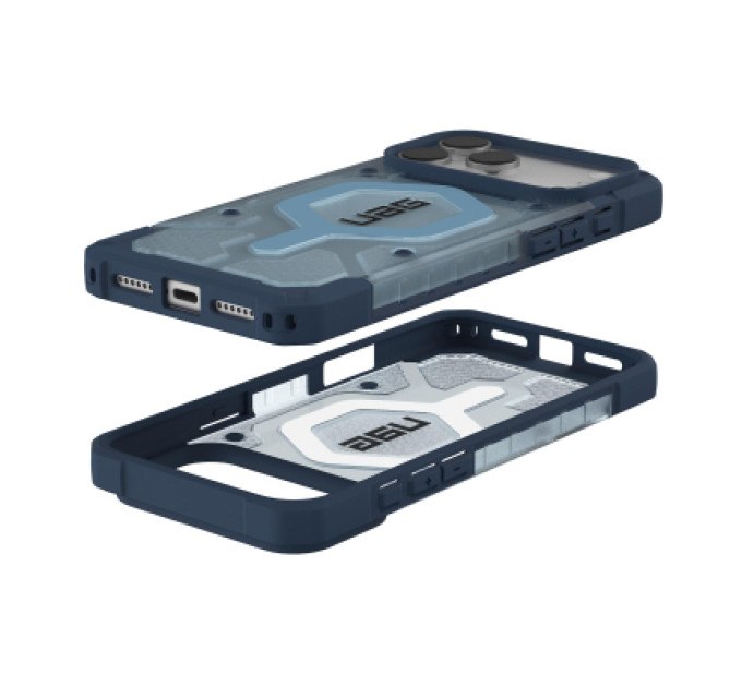 UAG Чохол до мобільного телефона UAG iPhone 17 Pro Max Pathfinder Clear MagSafe Bundle Blues Lanyard (1145521BV03)