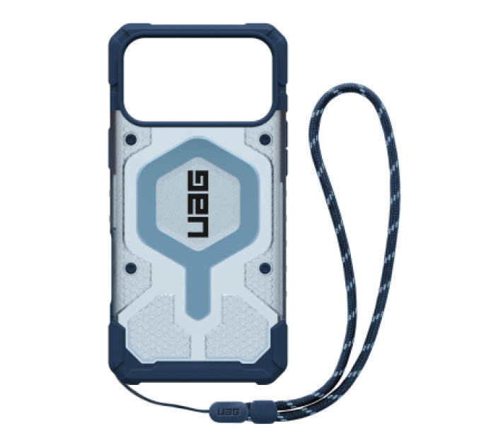 UAG Чохол до мобільного телефона UAG iPhone 17 Pro Max Pathfinder Clear MagSafe Bundle Blues Lanyard (1145521BV03)