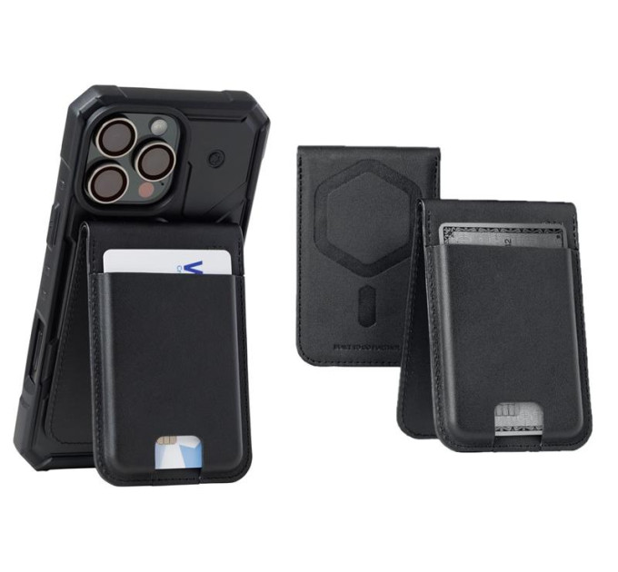 UAG Чохол до мобільного телефона UAG Magnetic with Stand Metropolis Wallet PU Black (964445114040)