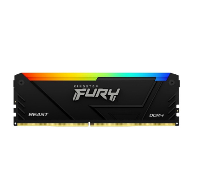 Kingston Fury (ex.HyperX) Модуль пам'яті для комп'ютера DDR4 8GB 3200 MHz Beast RGB Kingston Fury (ex.HyperX) (KF432C16BB2A/8WP)