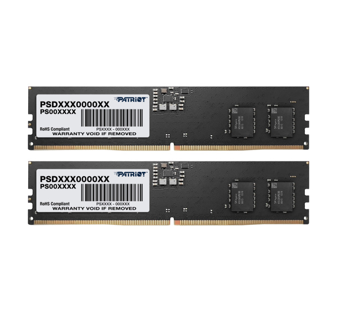 Patriot Модуль пам'яті для комп'ютера DDR5 32GB (2x16GB) 4800 MHz Signature Line Patriot (PSD532G4800K)
