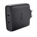 Trust Зарядний пристрій Trust 2xUSB-C 100W GaN PD/PPS black (25527_TRUST)