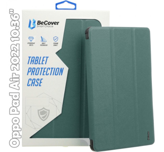 BeCover Чохол до планшета BeCover Smart Case Oppo Pad Air 2022 10.36" Dark Green (709513)