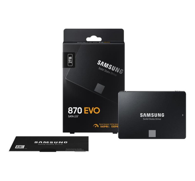 Samsung Накопичувач SSD 2.5" 2TB 870 EVO Samsung (MZ-77E2T0B/EU)