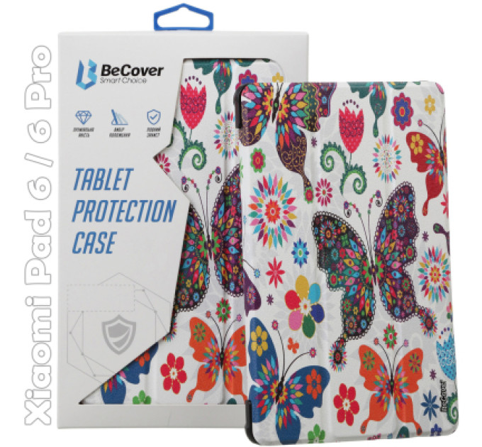 BeCover Чохол до планшета BeCover Smart Case Xiaomi Mi Pad 6 / 6 Pro 11" Butterfly (709492)