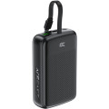 Acefast Батарея універсальна Acefast 20000mAh 22,5W PD, QC/3.0 USB-A+USB-C In/Out,build-in cable M14 Black (6974316283966)