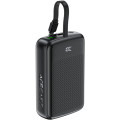 Acefast Батарея універсальна Acefast 20000mAh 22,5W PD, QC/3.0 USB-A+USB-C In/Out,build-in cable M14 Black (6974316283966)
