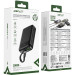 Acefast Батарея універсальна Acefast 20000mAh 22,5W PD, QC/3.0 USB-A+USB-C In/Out,build-in cable M14 Black (6974316283966)